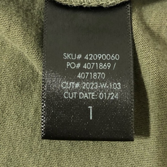 Torrid Olive Green Succulent Skull Oversized Jersey Graphic Tee Size 1 - Picture 8 of 8